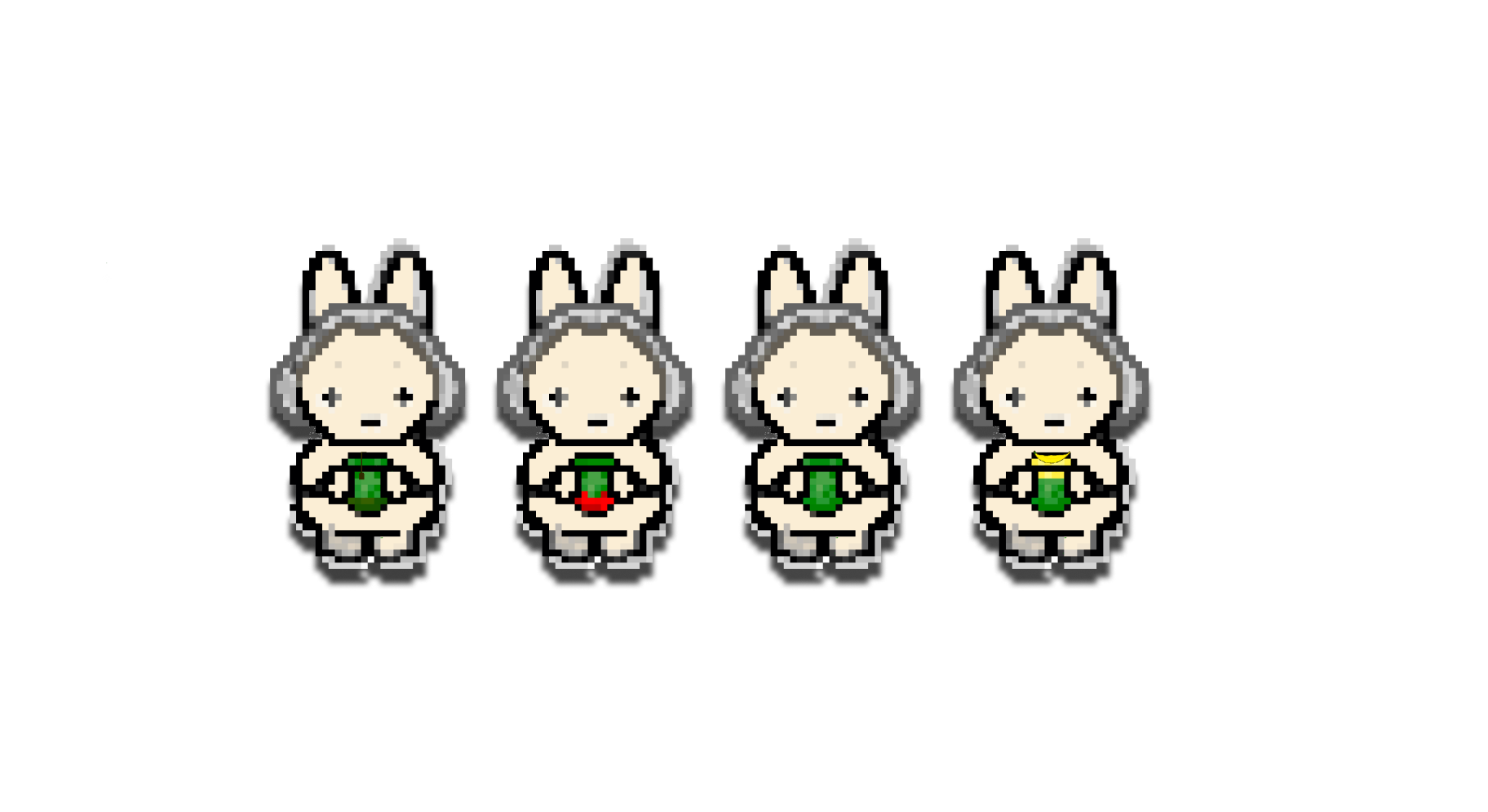 Miffy holding matcha